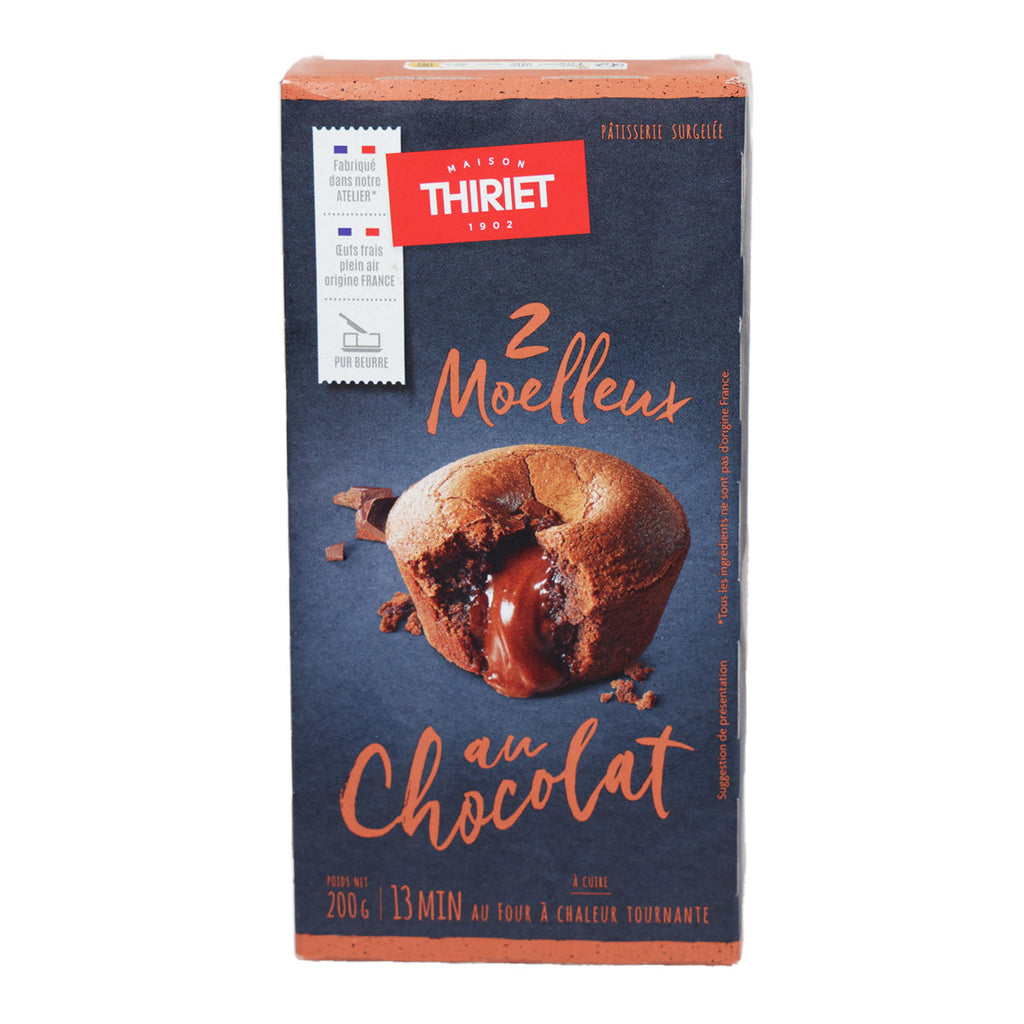 THIRIET 2件朱古力心太軟蛋糕 (200g)
