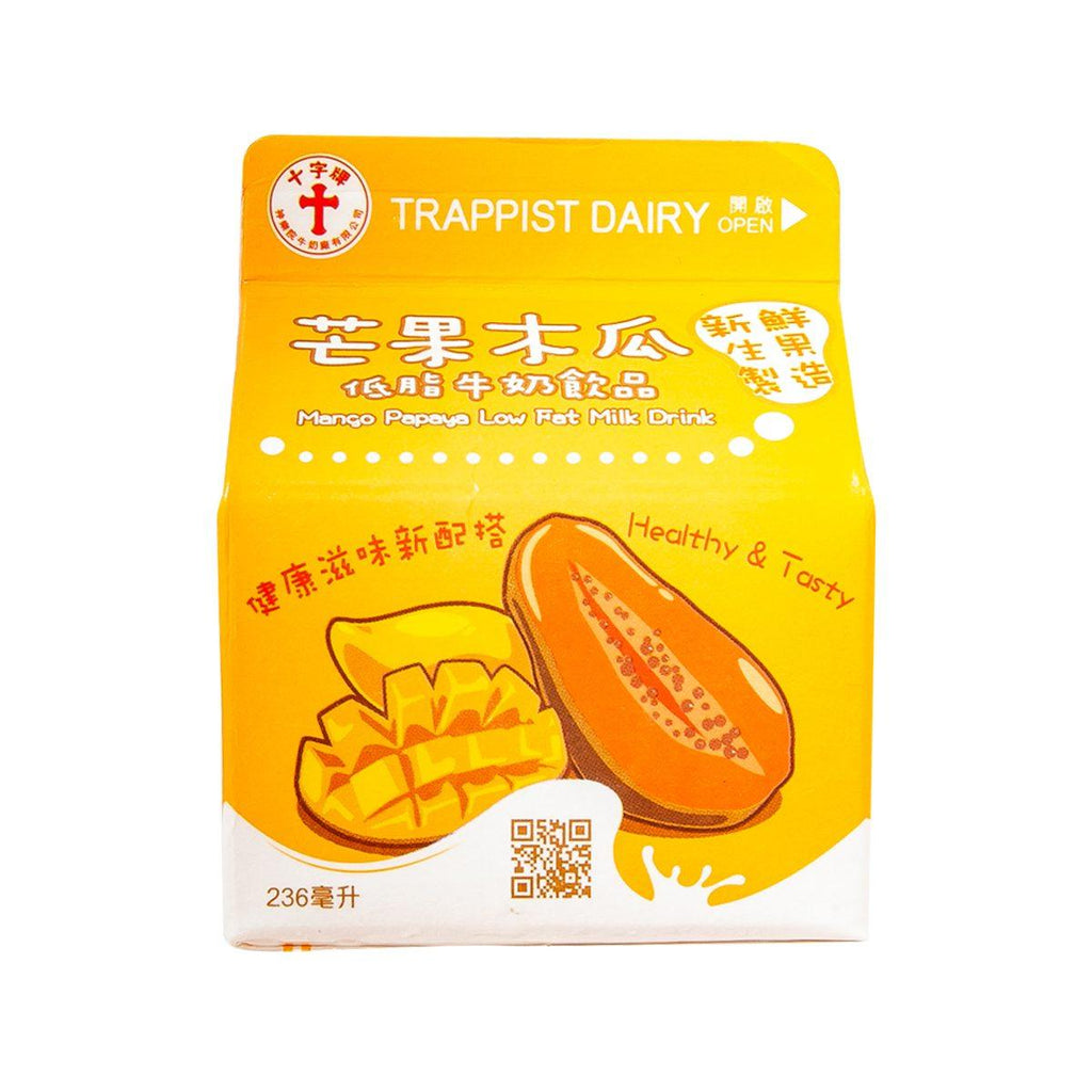 TRAPPIST Dairy Mango Papaya Low Fat Milk Drink (236mL) - city'super E-Shop
