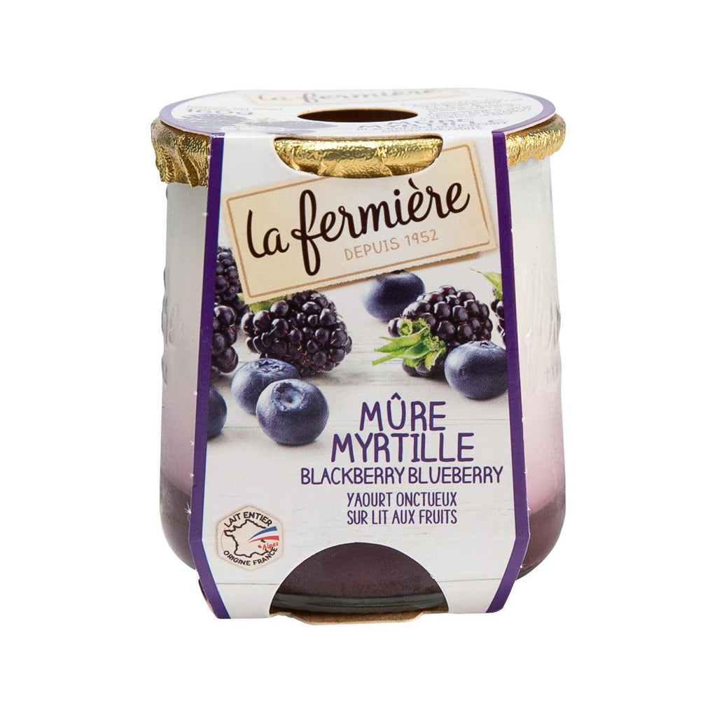 LA FERMIERE 檸檬乳酪 - 黑莓及藍莓味  (160g)