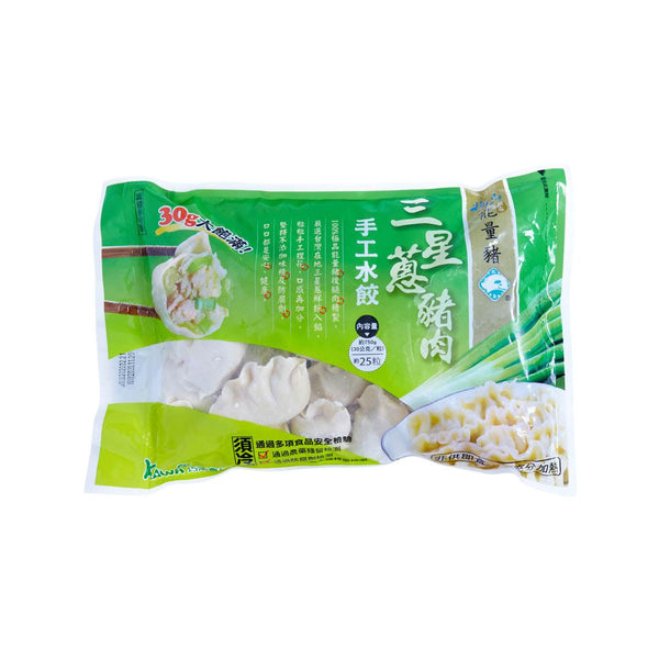 巧活 三星蔥豬肉手工水餃 (735g)