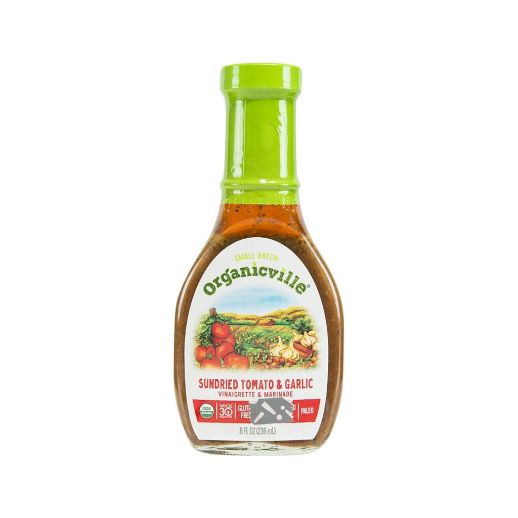 ORGANIC VILLE 有機乾番茄蒜香沙律汁 (236mL)