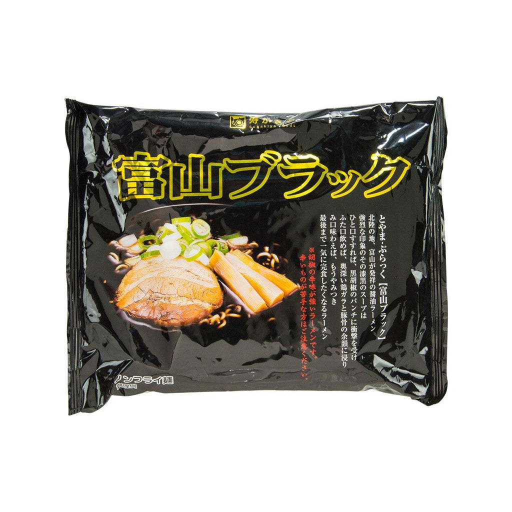 SUGAKIYA 即食富山風味黑椒醬油湯拉麵 [袋裝] (120g)