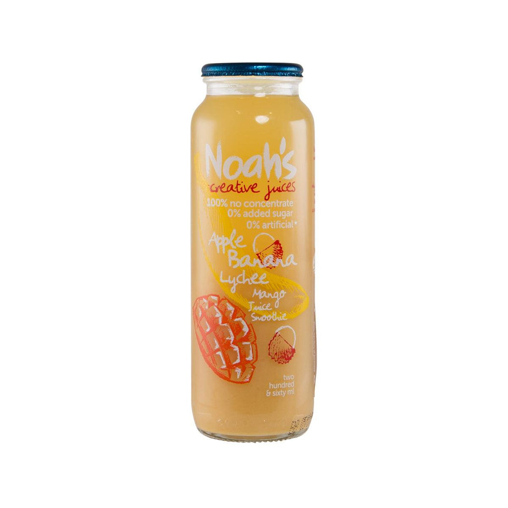 諾亞 蘋果, 香蕉, 荔枝, 芒果果汁 [玻璃樽裝] (260mL)