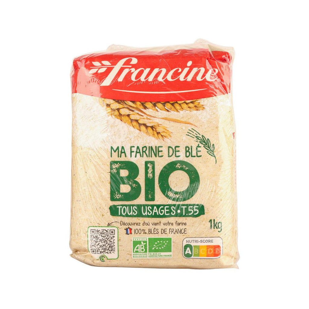 Francine Organic Wheat Flour, 1kg – T55 French Baking