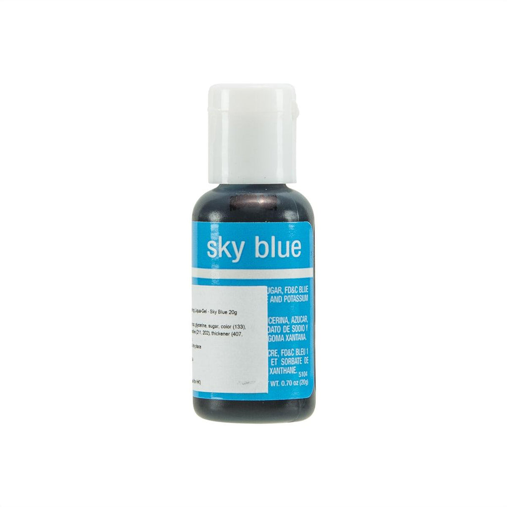 Chefmaster Sky Blue Food Coloring, 20g – Vibrant Gel