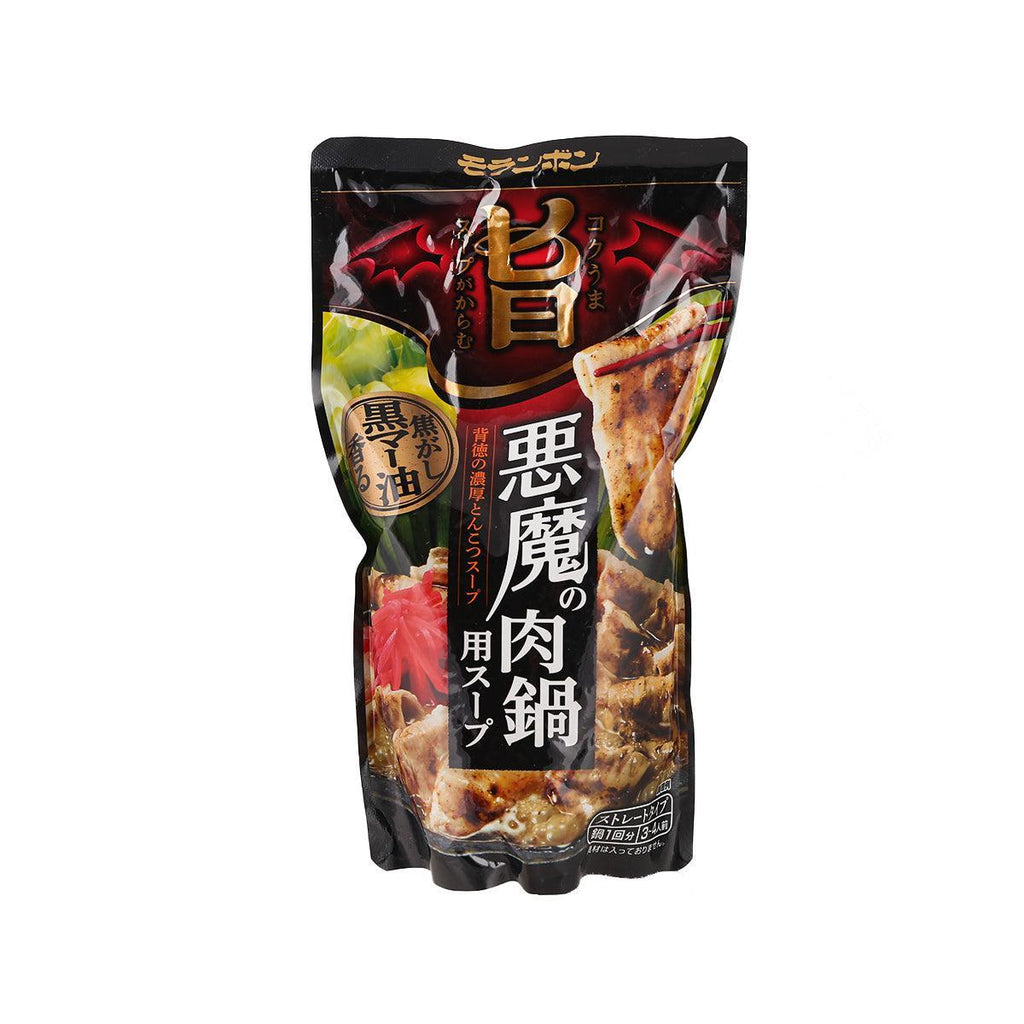 MORANBONG 惡魔的黑蒜油濃厚豚骨火鍋湯 (750g)