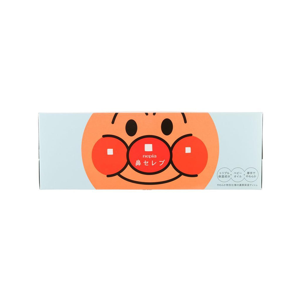 NEPIA 日本製麵包超人 鼻敏感紙巾
 180抽 X 1盒