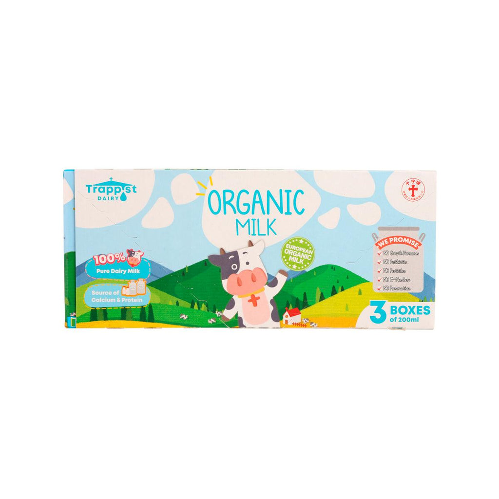 TRAPPIST Organic Milk (3 x 200 mL) - city'super E-Shop
