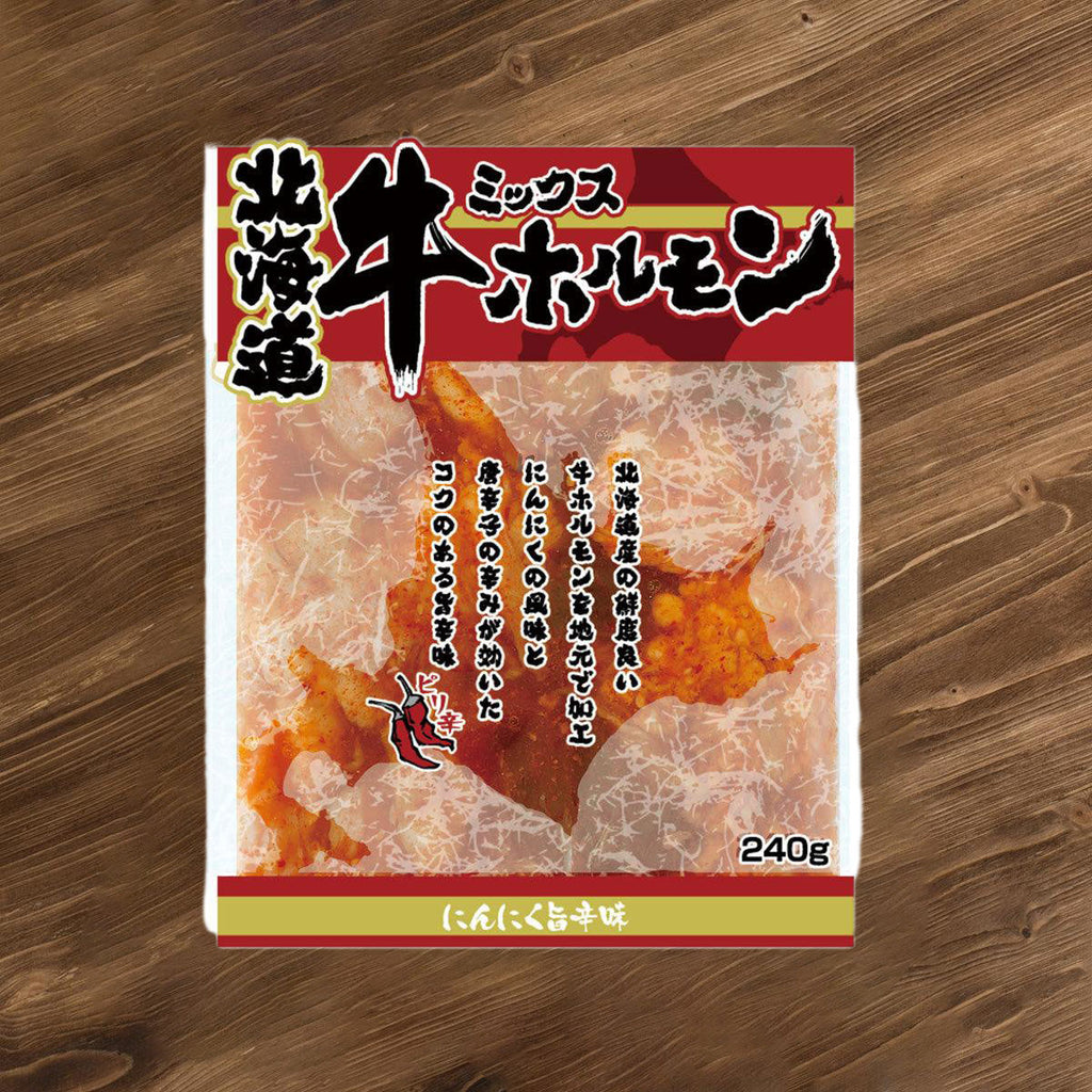 STARZEN 日本北海道急凍牛內臟什錦 - 蒜味香辣 (240g)