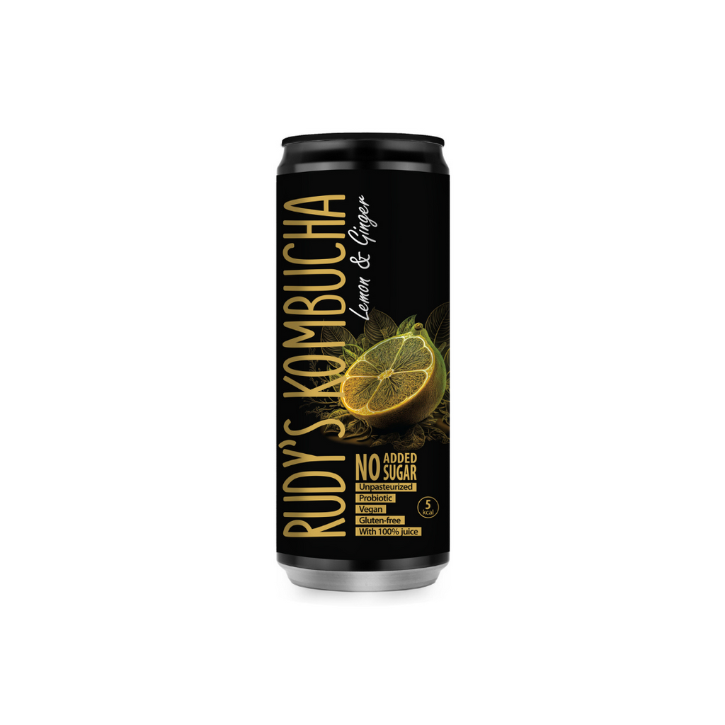 RUDY'S KOMBUCHA 檸檬生薑紅茶菌 (330mL)