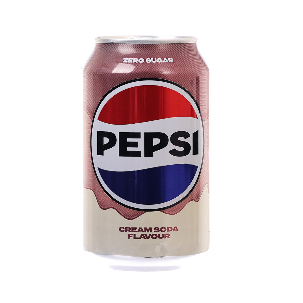 百事可樂 零糖忌廉梳打味可樂 - 英國 [罐裝] (330mL)