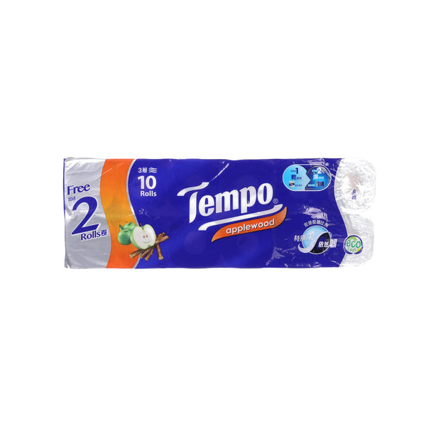 TEMPO 三層印花蘋果木衛生紙 12卷