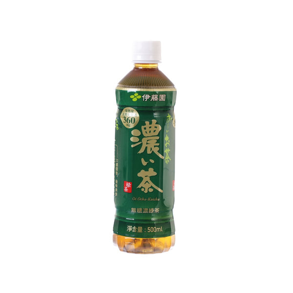 伊藤園 無糖濃綠茶 [膠樽裝] (500mL)