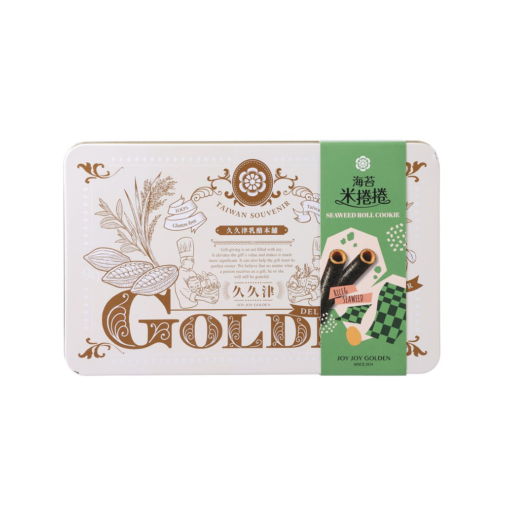 久久津 珍藏鐵盒 - 海苔米捲捲 (140g)