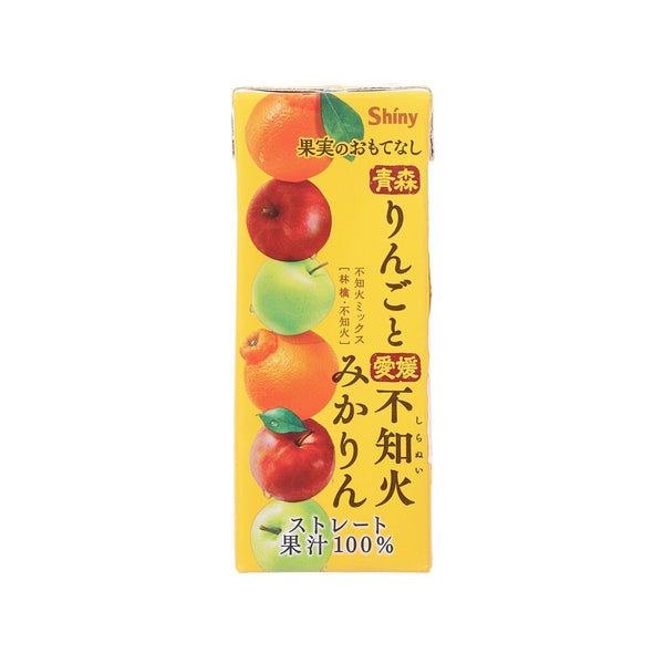 SHINY 蘋果及蜜柑100%果汁 (200mL)